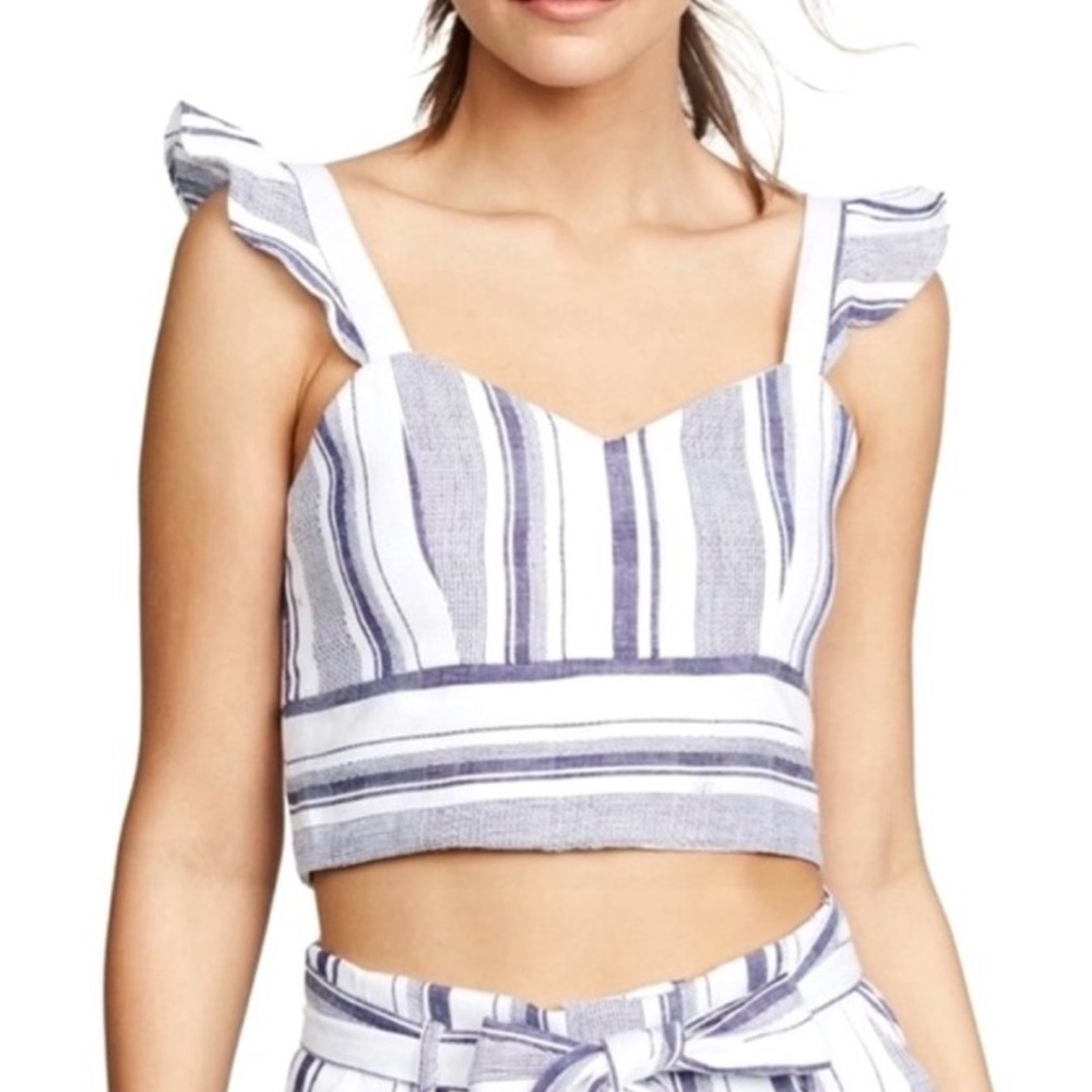 NEW PARKER STRIPED CROP TOP